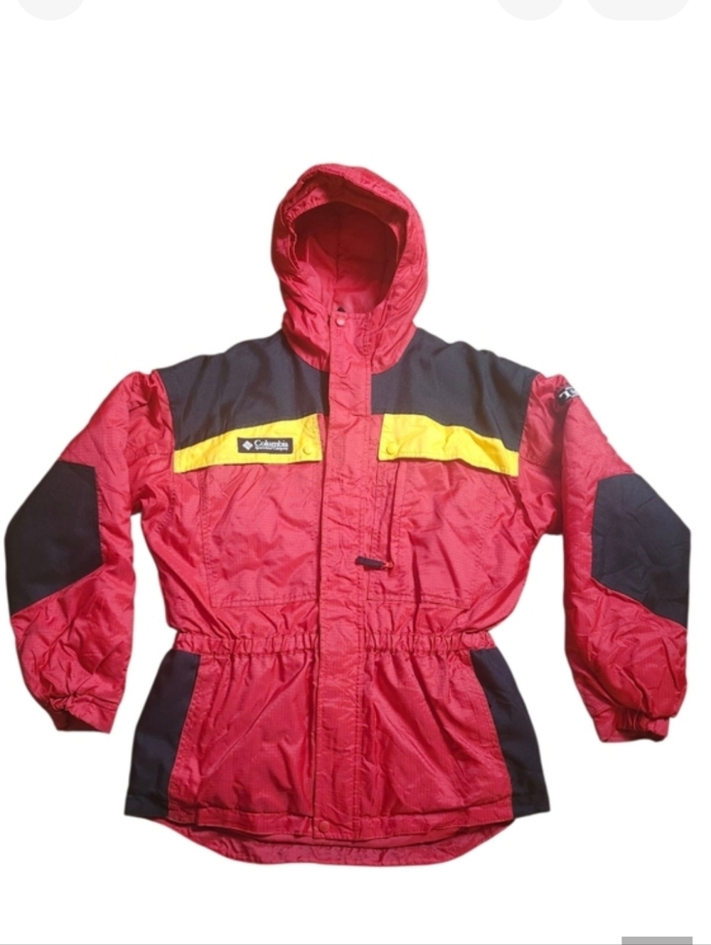 Columbia Sportswear Tectonite Red Black Yellow Winter Jacket